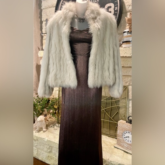 Lulus One Another Dark Pink Metallic Off-the-Shoulder Maxi Dress Size XS NWT - Picture 3 of 9